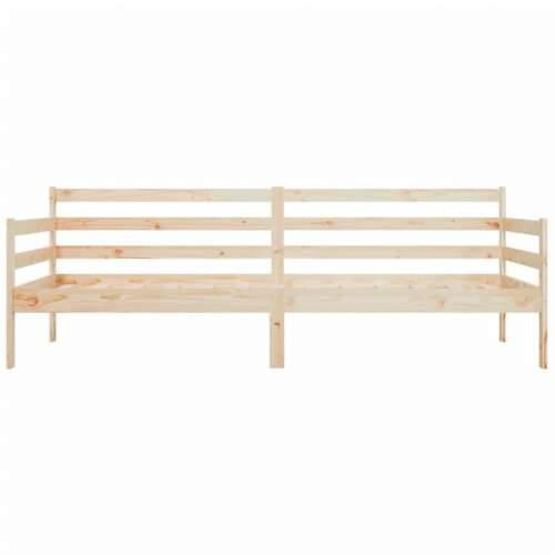 Dnevni krevet bez madraca 90 x 190 cm od masivne borovine - Prirodna 90 x 190 cm Cijena