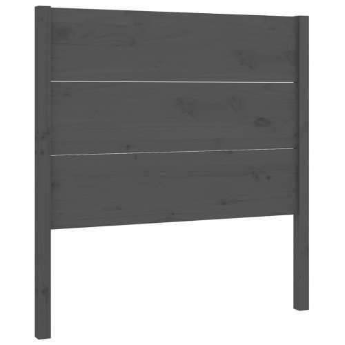 Uzglavlje sivo 96 x 4 x 100 cm od masivne borovine - Siva 96 x 100 cm 1 Cijena