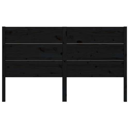 Uzglavlje crno 206 x 4 x 100 cm od masivne borovine - Crna 206 x 100 cm 1 Cijena