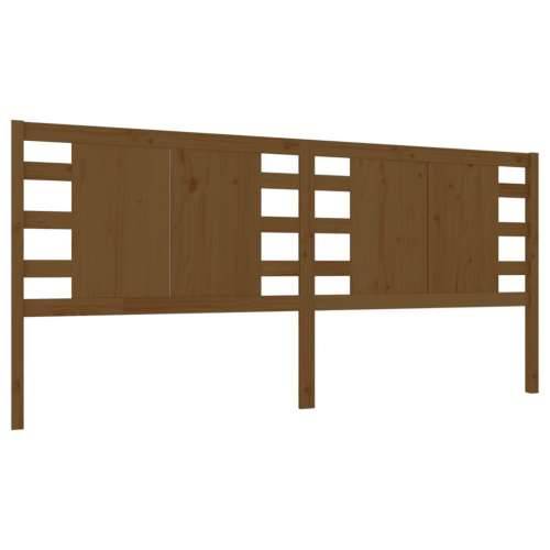 Uzglavlje smeđa boja meda 186 x 4 x 100 cm od masivne borovine - boja meda 186 x 100 cm 1 Cijena