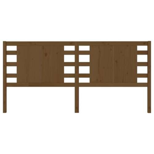 Uzglavlje smeđa boja meda 186 x 4 x 100 cm od masivne borovine - boja meda 186 x 100 cm 1 Cijena