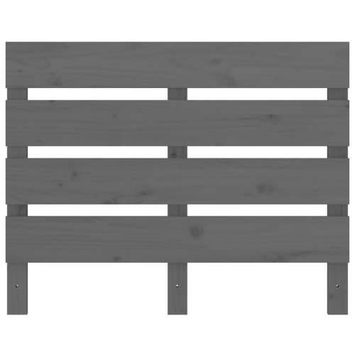 Uzglavlje sivo 100 x 3 x 80 cm od masivne borovine - Siva 100 x 80 cm 1 Cijena