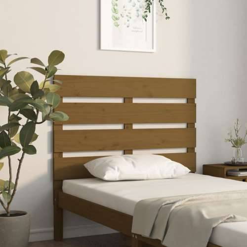 Uzglavlje smeđa boja meda 100 x 3 x 80 cm od masivne borovine - boja meda 100 x 80 cm 1 Cijena