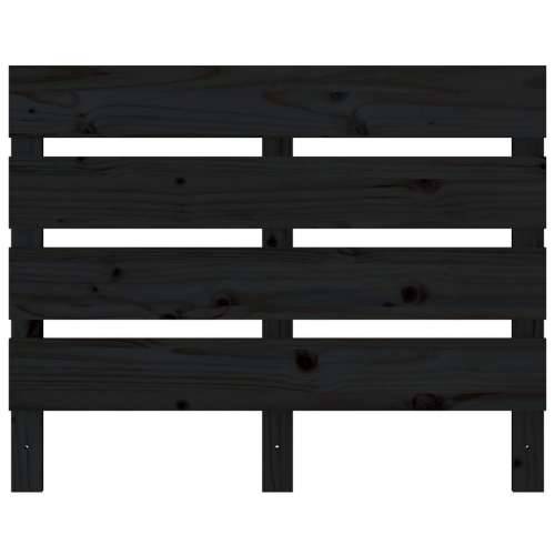 Uzglavlje crno 100 x 3 x 80 cm od masivne borovine - Crna 100 x 80 cm 1 Cijena