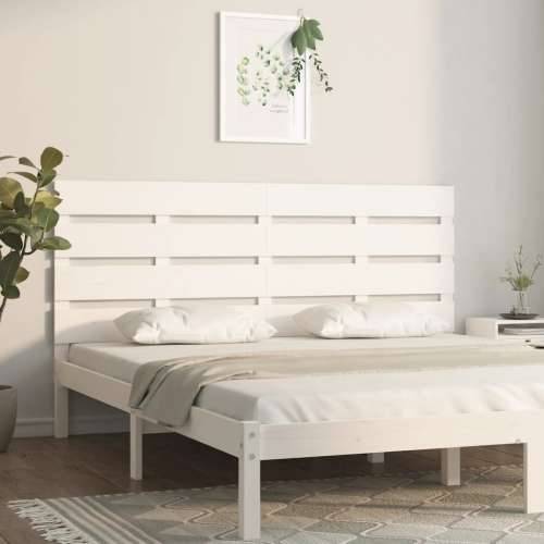 Uzglavlje bijelo 120 x 3 x 80 cm od masivne borovine - Bijela 120 x 80 cm 1 Cijena