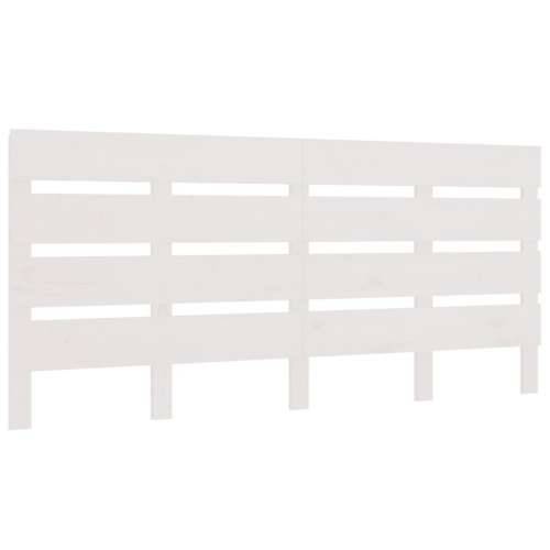 Uzglavlje bijelo 120 x 3 x 80 cm od masivne borovine - Bijela 120 x 80 cm 1 Cijena