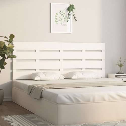Uzglavlje bijelo 120 x 3 x 80 cm od masivne borovine - Bijela 120 x 80 cm 1 Cijena