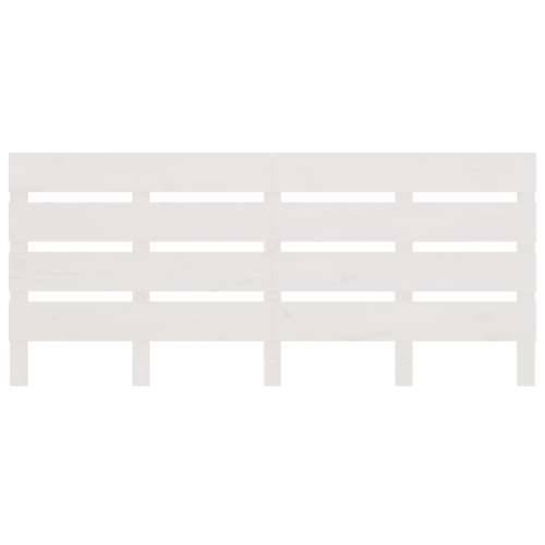 Uzglavlje bijelo 120 x 3 x 80 cm od masivne borovine - Bijela 120 x 80 cm 1 Cijena