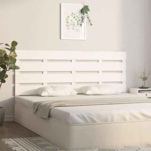 Uzglavlje bijelo 150 x 3 x 80 cm od masivne borovine - Bijela 150 x 80 cm 1 Cijena