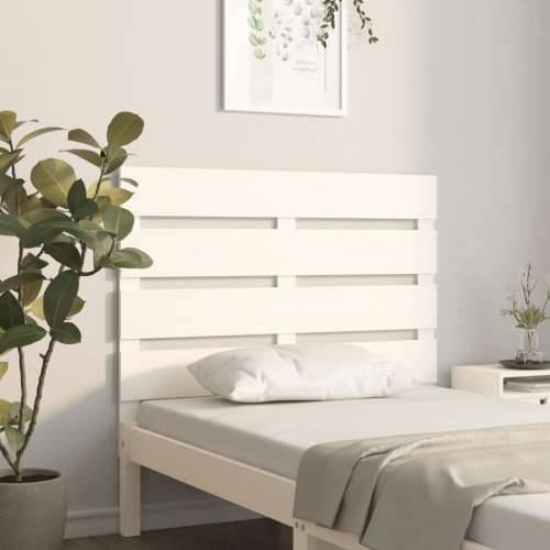 Uzglavlje bijelo 75 x 3 x 80 cm od masivne borovine - Bijela 75 x 80 cm 1 Cijena