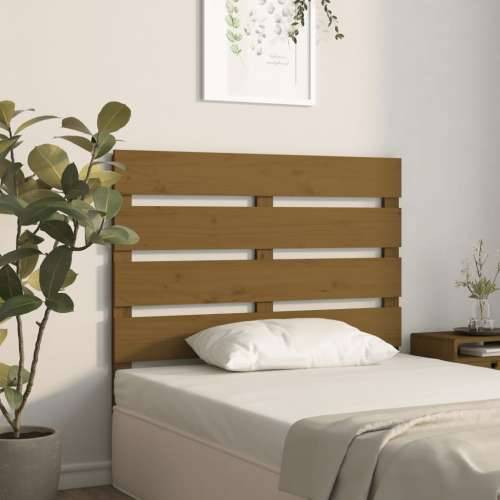 Uzglavlje smeđa boja meda 75 x 3 x 80 cm od masivne borovine - boja meda 75 x 80 cm 1 Cijena