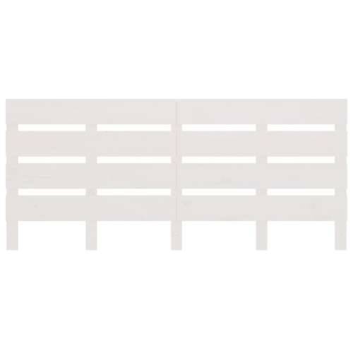 Uzglavlje bijelo 135 x 3 x 80 cm od masivne borovine - Bijela 135 x 80 cm 1 Cijena