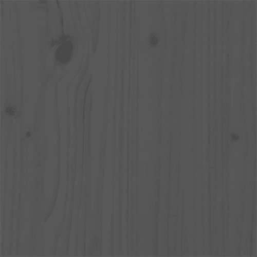 Okvir za krevet od masivnog drva sivi 75 x 190 cm mali - Siva 75 x 190 cm Cijena
