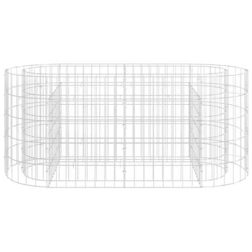Gabionska povišena gredica od pocinčanog željeza 120x50x50 cm - 120 x 50 x 50 cm 1 Cijena