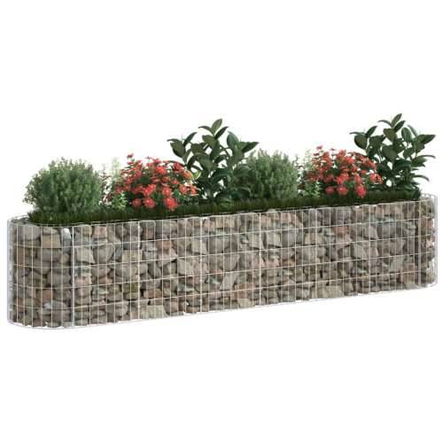 Gabionska povišena gredica od pocinčanog željeza 260x50x50 cm - 260 x 50 x 50 cm 1 Cijena