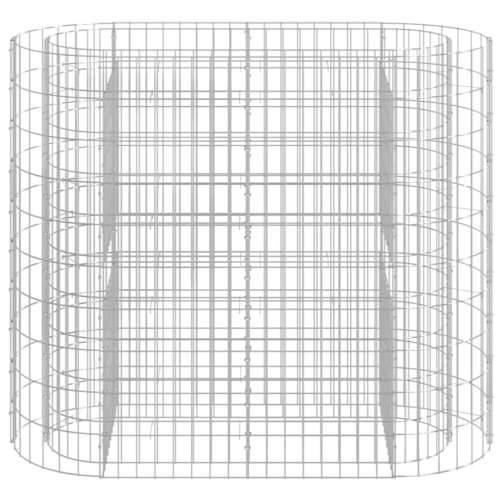 Gabionska povišena gredica od pocinčanog željeza 120x50x100 cm - 120 x 50 x 100 cm 1 Cijena