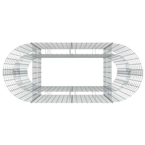 Gabionska povišena gredica od pocinčanog željeza 120x50x100 cm - 120 x 50 x 100 cm 1 Cijena