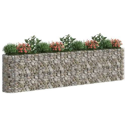 Gabionska povišena gredica od pocinčanog željeza 400x50x100 cm - 400 x 50 x 100 cm 1 Cijena