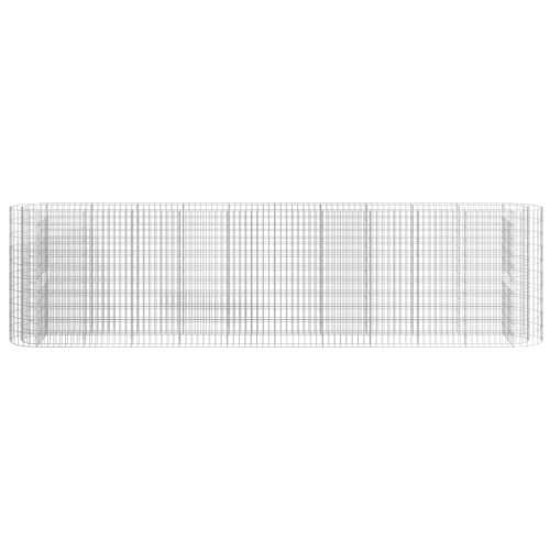 Gabionska povišena gredica od pocinčanog željeza 400x50x100 cm - 400 x 50 x 100 cm 1 Cijena