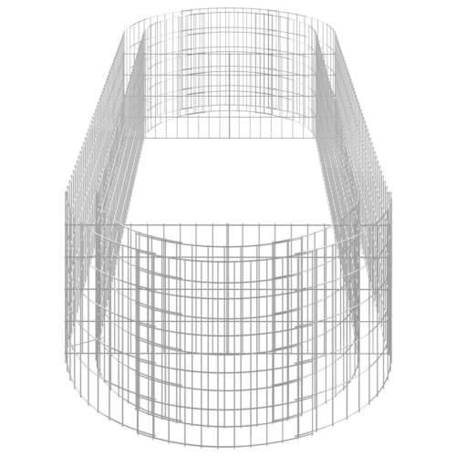 Gabionska povišena gredica od pocinčanog željeza 300x100x50 cm - 300 x 100 x 50 cm 1 Cijena