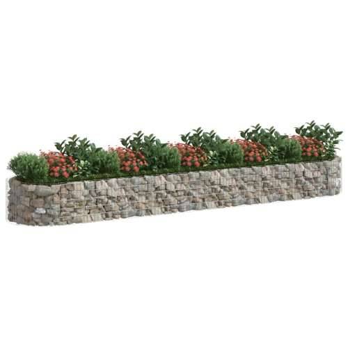 Gabionska povišena gredica od pocinčanog željeza 500x100x50 cm - 500 x 100 x 50 cm 1 Cijena