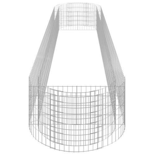 Gabionska povišena gredica od pocinčanog željeza 500x100x50 cm - 500 x 100 x 50 cm 1 Cijena