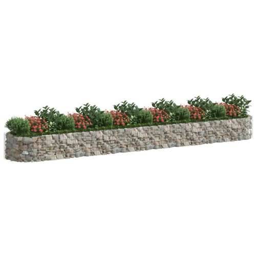 Gabionska povišena gredica od pocinčanog željeza 600x100x50 cm - 600 x 100 x 50 cm 1 Cijena