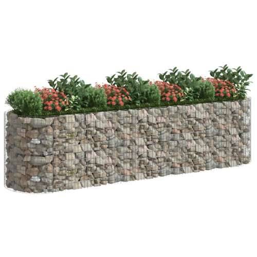 Gabionska povišena gredica od pocinčanog željeza 400x100x100 cm - 400 x 100 x 100 cm 1 Cijena