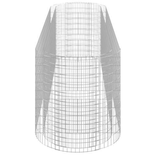 Gabionska povišena gredica od pocinčanog željeza 400x100x100 cm - 400 x 100 x 100 cm 1 Cijena