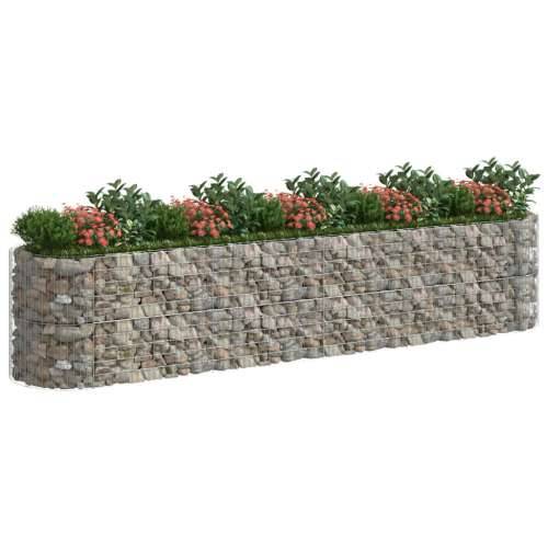 Gabionska povišena gredica od pocinčanog željeza 500x100x100 cm - 500 x 100 x 100 cm 1 Cijena