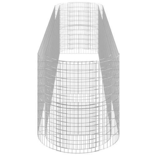 Gabionska povišena gredica od pocinčanog željeza 500x100x100 cm - 500 x 100 x 100 cm 1 Cijena