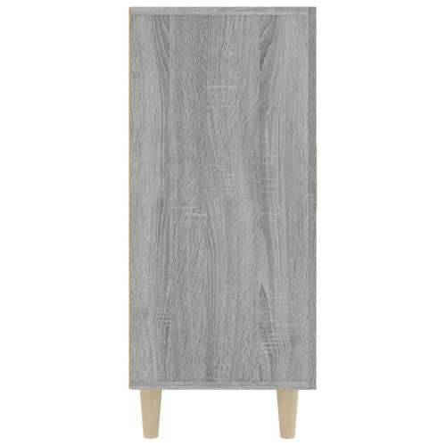 Komoda boja hrasta sonome 90 x 34 x 80 cm konstruirano drvo - Sivi hrast sonoma 1 Cijena
