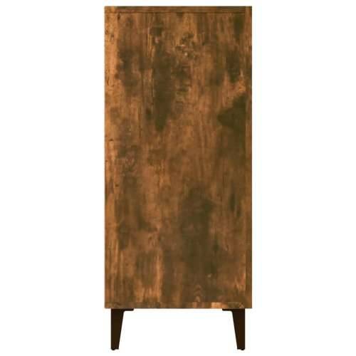 Komoda boja dimljenog hrasta 90 x 34 x 80 cm konstruirano drvo - Dimljeni hrast 1 Cijena