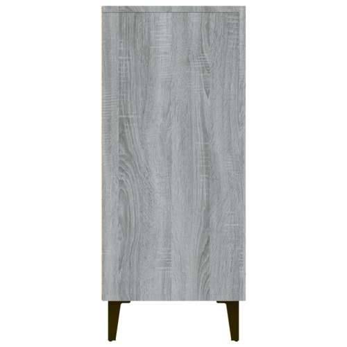 Komoda boja hrasta sonome 90 x 34 x 80 cm konstruirano drvo - Sivi hrast sonoma 1 Cijena