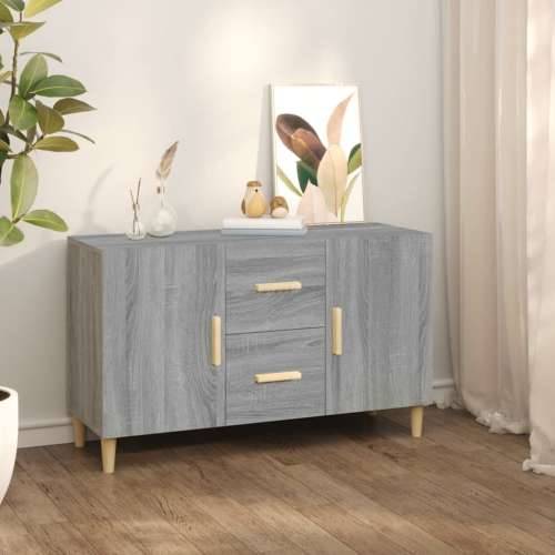 Komoda boja hrasta sonome 100 x 36 x 60 cm konstruirano drvo - Sivi hrast sonoma 1 Cijena