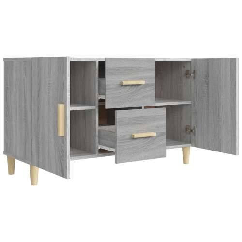 Komoda boja hrasta sonome 100 x 36 x 60 cm konstruirano drvo - Sivi hrast sonoma 1 Cijena