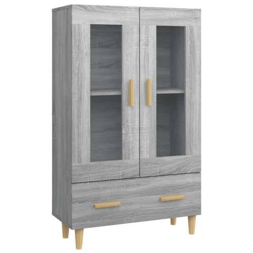 Visoka komoda boja hrasta sonome 70x31x115 cm konstruirano drvo - Sivi hrast sonoma 1 Cijena