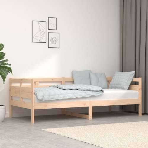 Dnevni ležaj od masivne borovine 90 x 200 cm - Prirodna 90 x 200 cm Cijena
