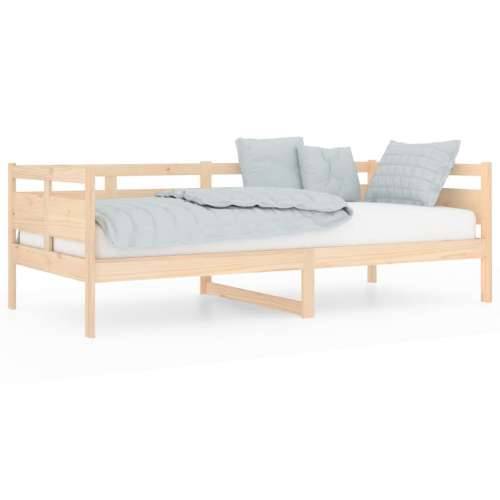 Dnevni ležaj od masivne borovine 90 x 200 cm - Prirodna 90 x 200 cm Cijena