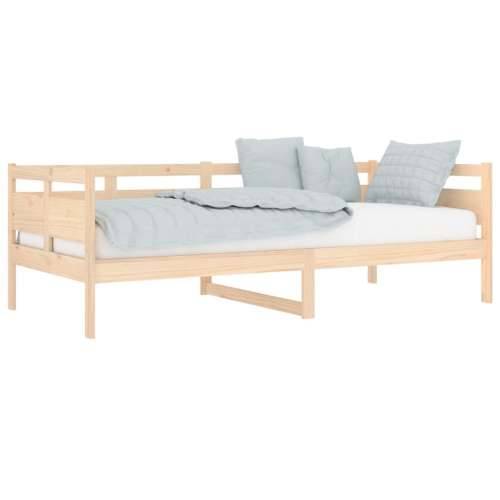 Dnevni ležaj od masivne borovine 90 x 200 cm - Prirodna 90 x 200 cm Cijena