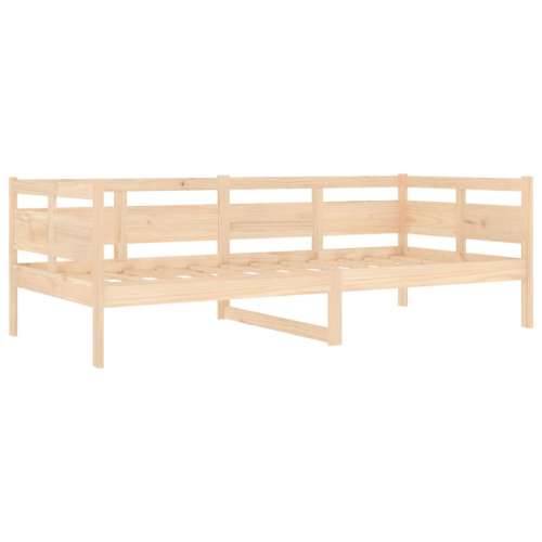 Dnevni ležaj od masivne borovine 90 x 200 cm - Prirodna 90 x 200 cm Cijena