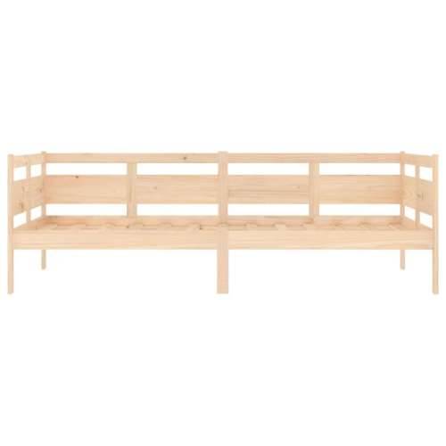 Dnevni ležaj od masivne borovine 90 x 200 cm - Prirodna 90 x 200 cm Cijena