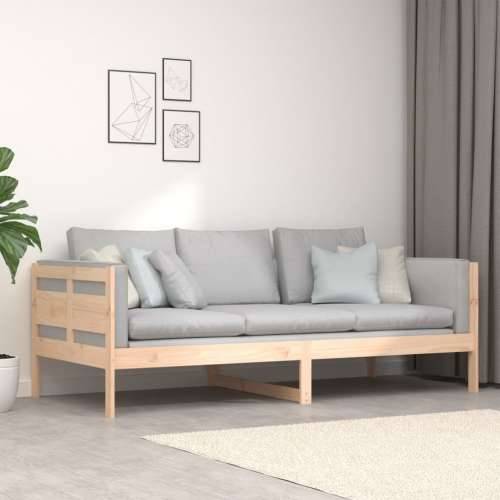 Dnevni ležaj od masivne borovine 90 x 200 cm - Prirodna 90 x 200 cm Cijena