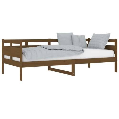 Dnevni ležaj od masivne borovine smeđa boja meda 90 x 200 cm - boja meda 90 x 200 cm Cijena