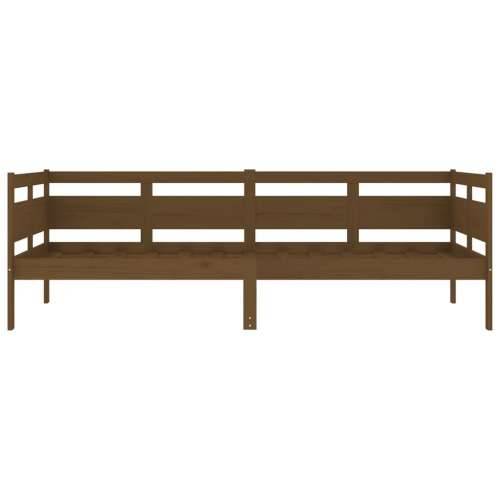 Dnevni ležaj od masivne borovine smeđa boja meda 90 x 200 cm - boja meda 90 x 200 cm Cijena
