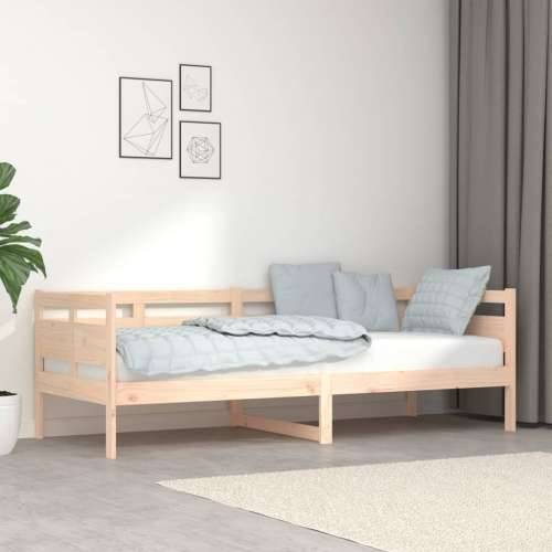 Dnevni ležaj od masivne borovine 80 x 200 cm - Prirodna 80 x 200 cm Cijena