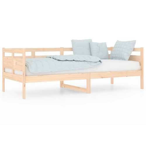 Dnevni ležaj od masivne borovine 80 x 200 cm - Prirodna 80 x 200 cm Cijena