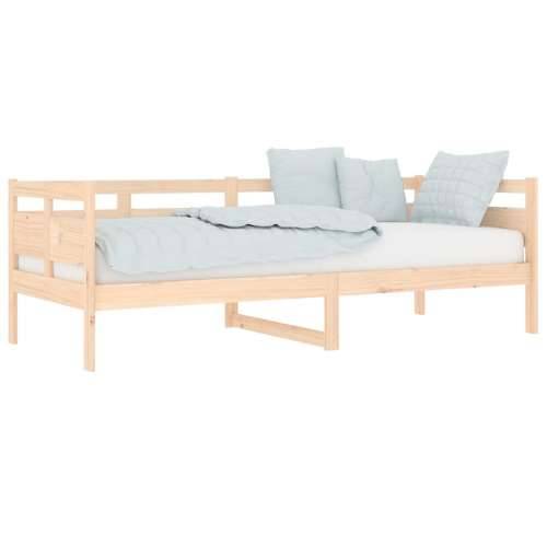 Dnevni ležaj od masivne borovine 80 x 200 cm - Prirodna 80 x 200 cm Cijena