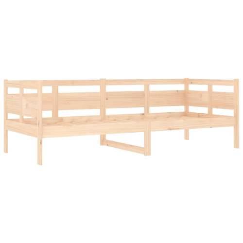 Dnevni ležaj od masivne borovine 80 x 200 cm - Prirodna 80 x 200 cm Cijena