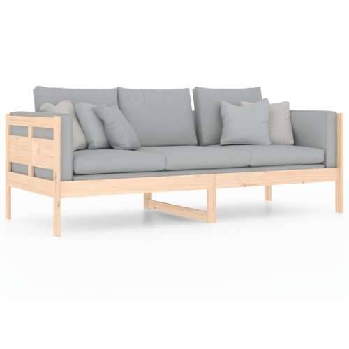 Dnevni ležaj od masivne borovine 80 x 200 cm - Prirodna 80 x 200 cm Cijena